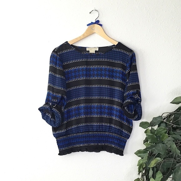 Michael Kors Chain Link Design Blouse - Picture 1 of 7